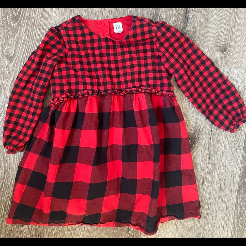 Red Gingham Dress Size 5T